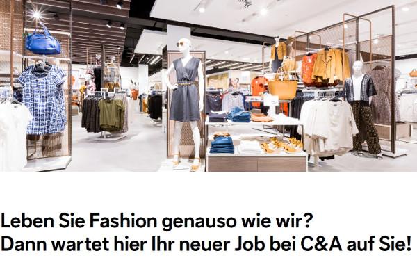 Jobangebot C&A market Oberfranken